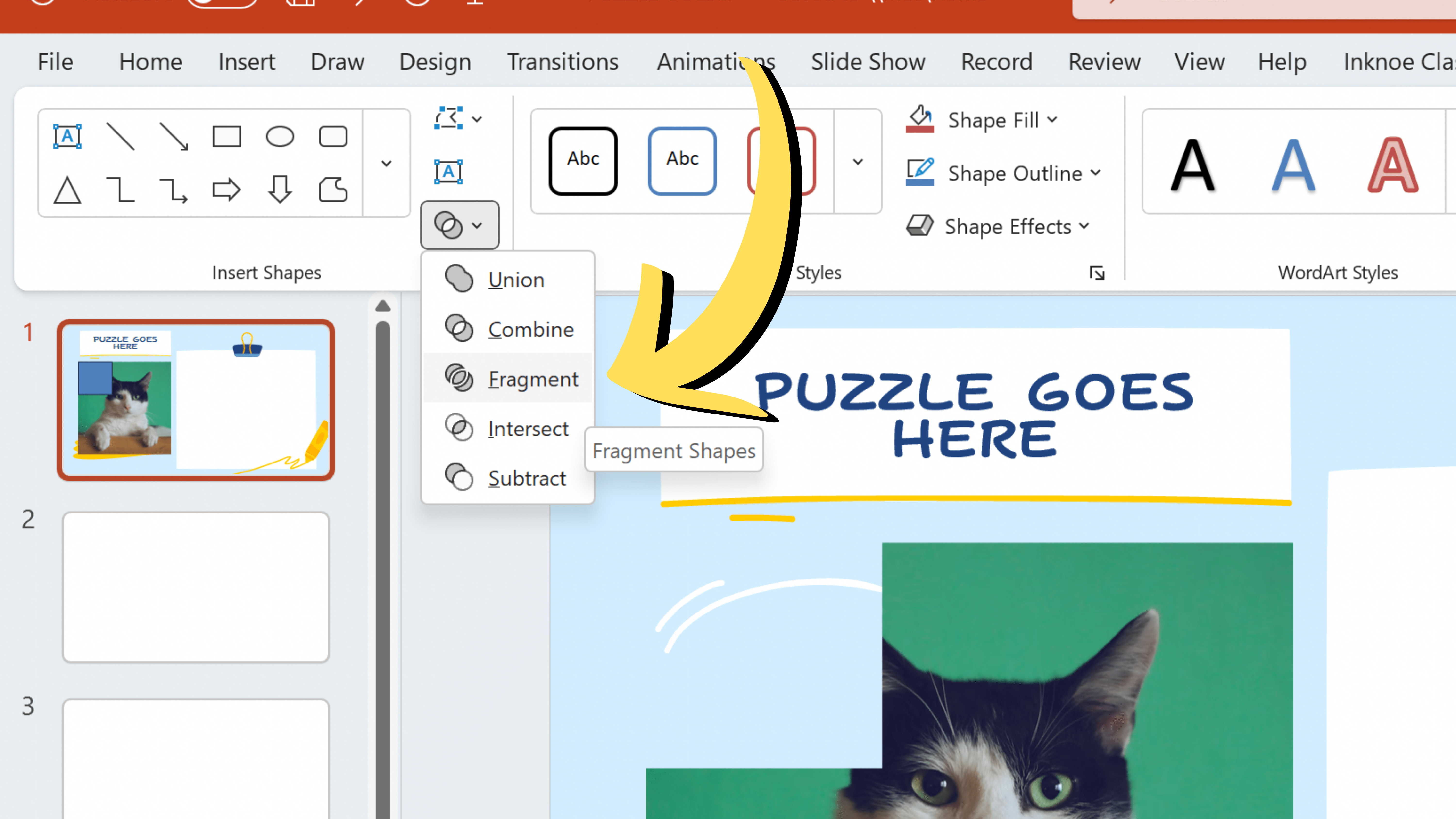 PowerPoint puzzle