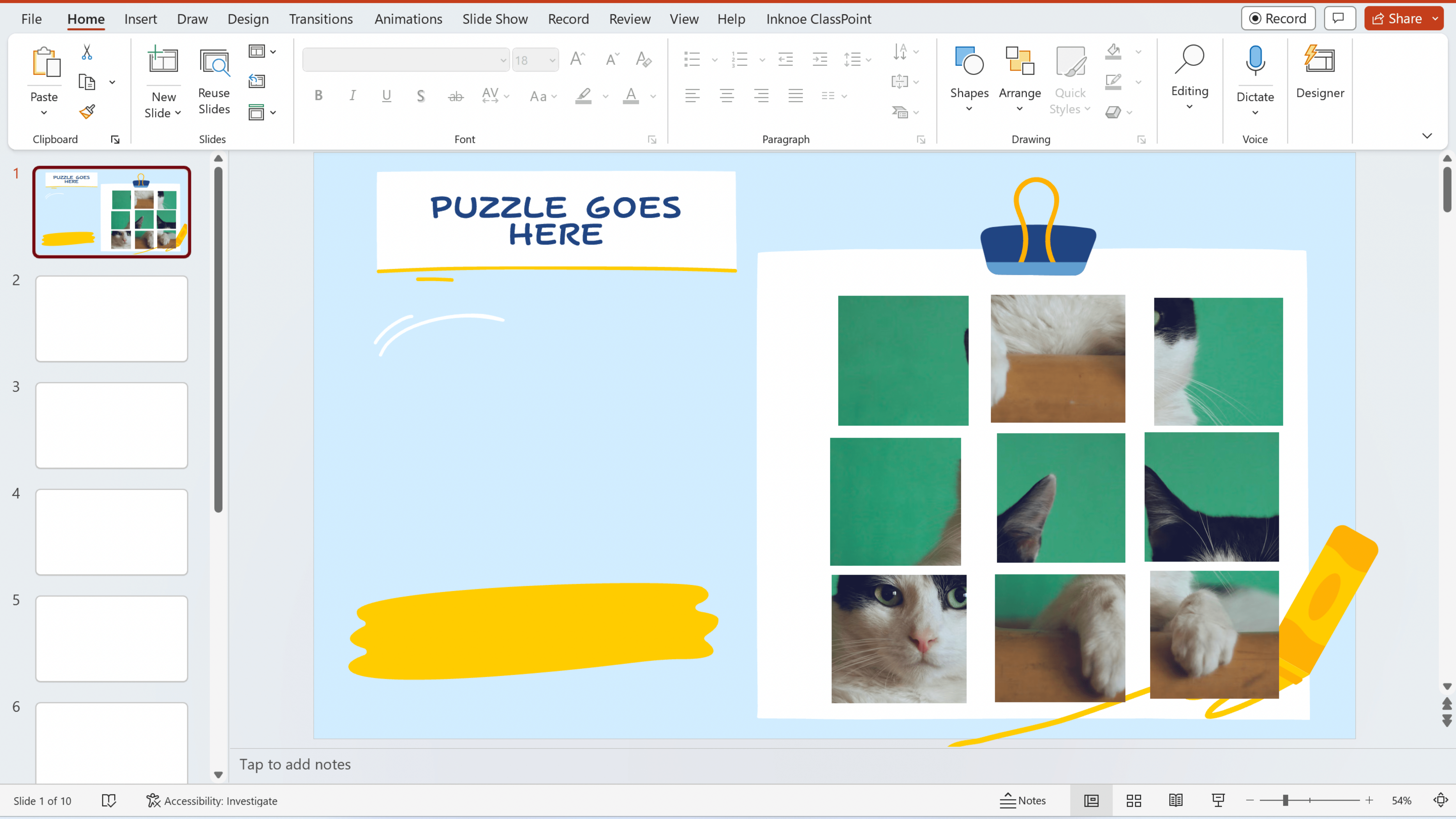 PowerPoint puzzle