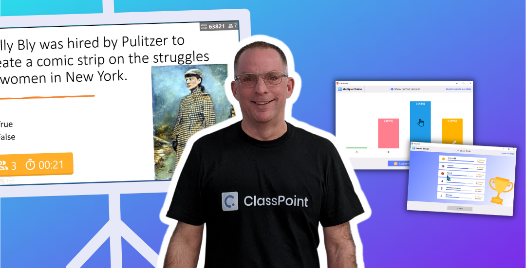 Mr. G Case Study : Increases student engagement with ClassPoint