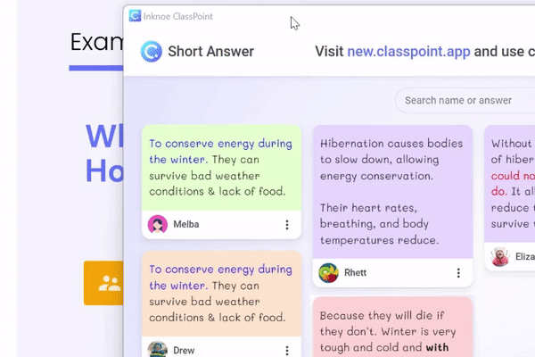 Digital formative assessment tool - ClassPoint