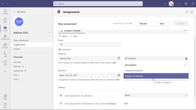 3 Microsoft Teams Assignment Updates for a Better Back to School ...