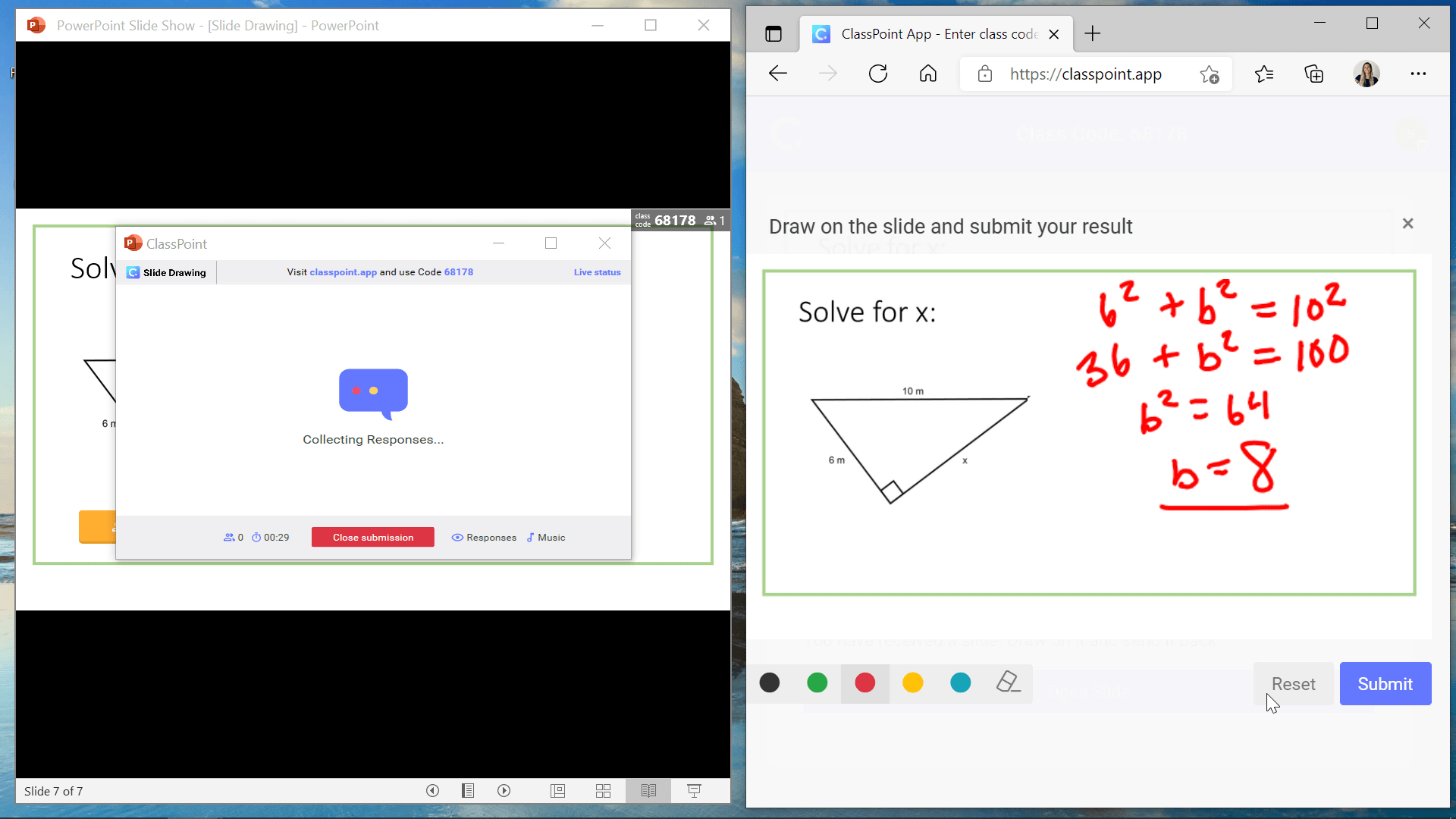 سؤال رسم شريحة ClassPoint