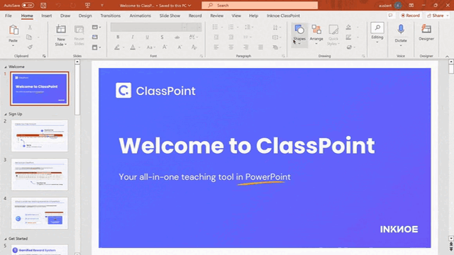 Run ClassPoint on Mac