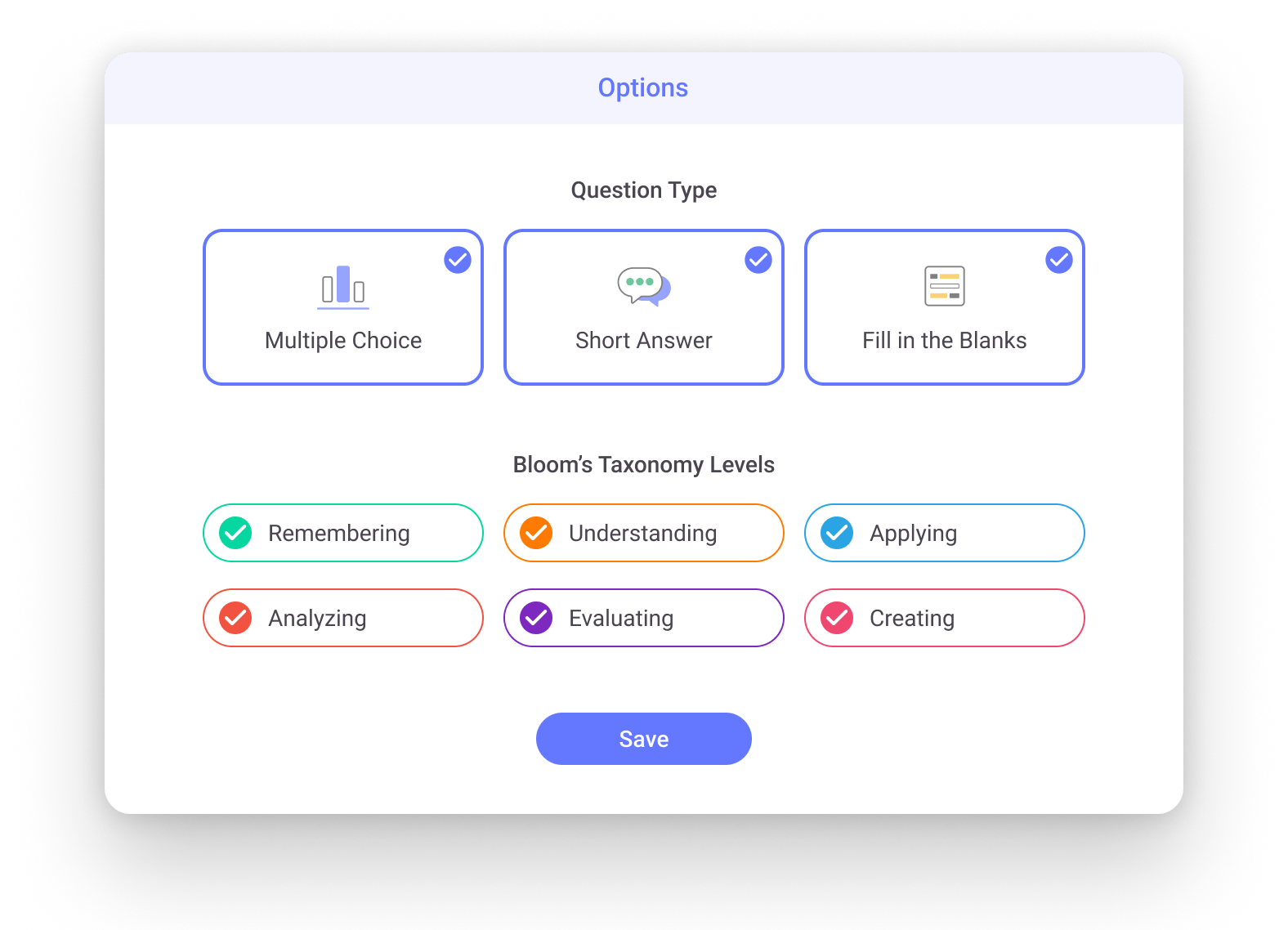 CP AI options dialog asset