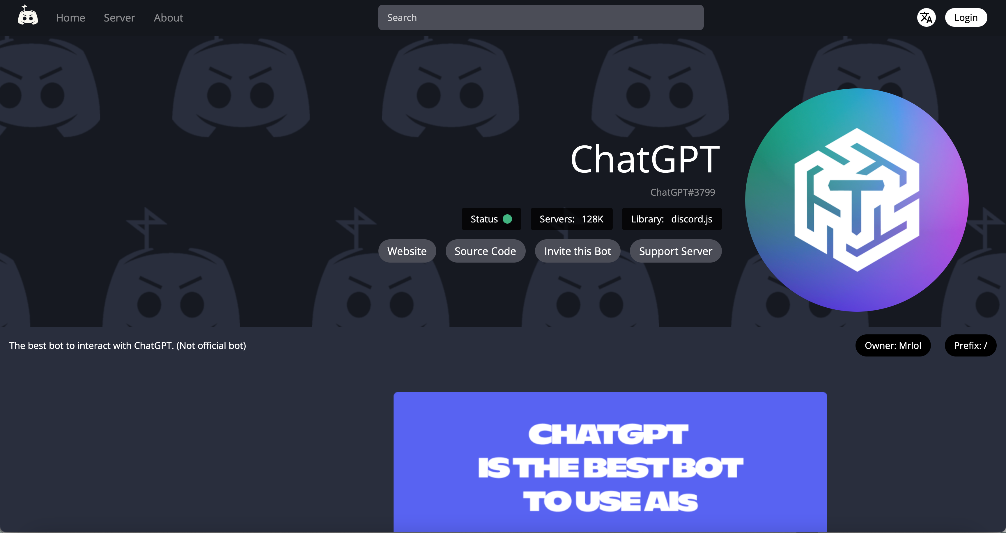 ChatGPT Bots Discord