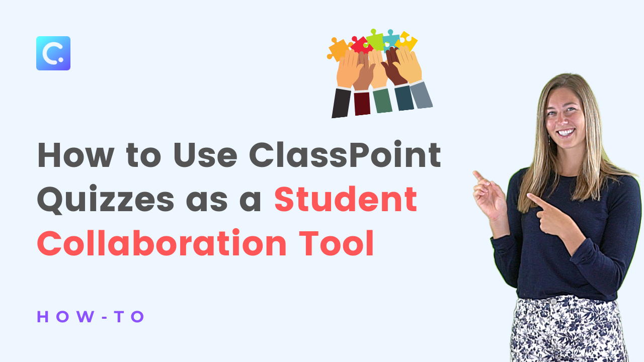 How to Use ClassPoint Quizzes as a Student Collaboration Tool