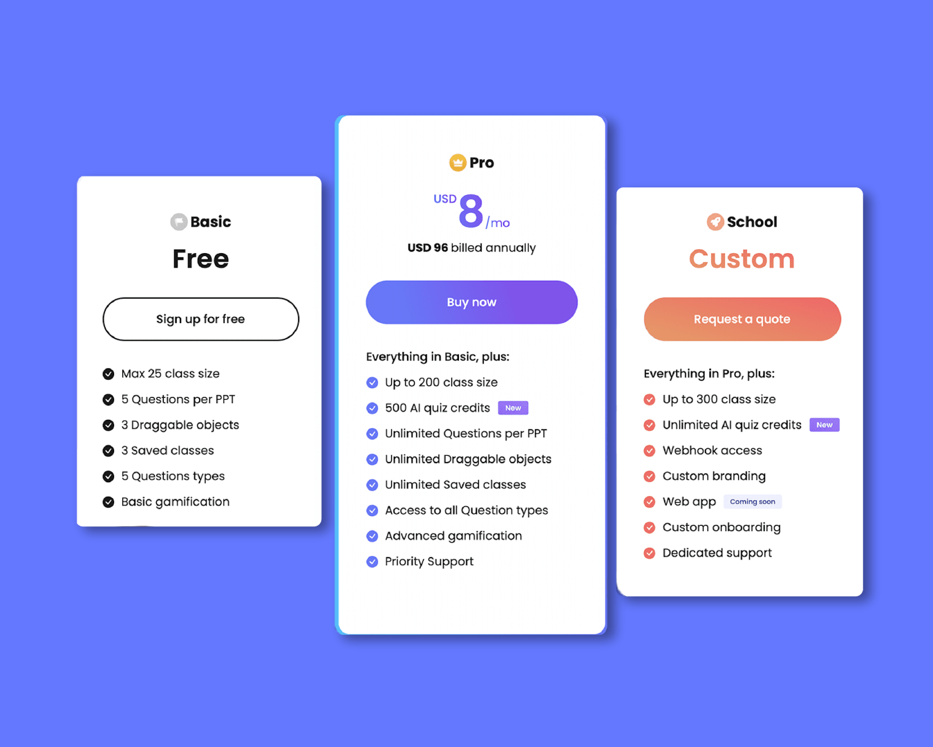 ClassPoint Pricing