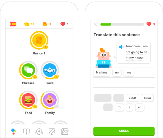 أداة تعلم اللغة بالذكاء الاصطناعي في الفصل الدراسي - Duolingo AI