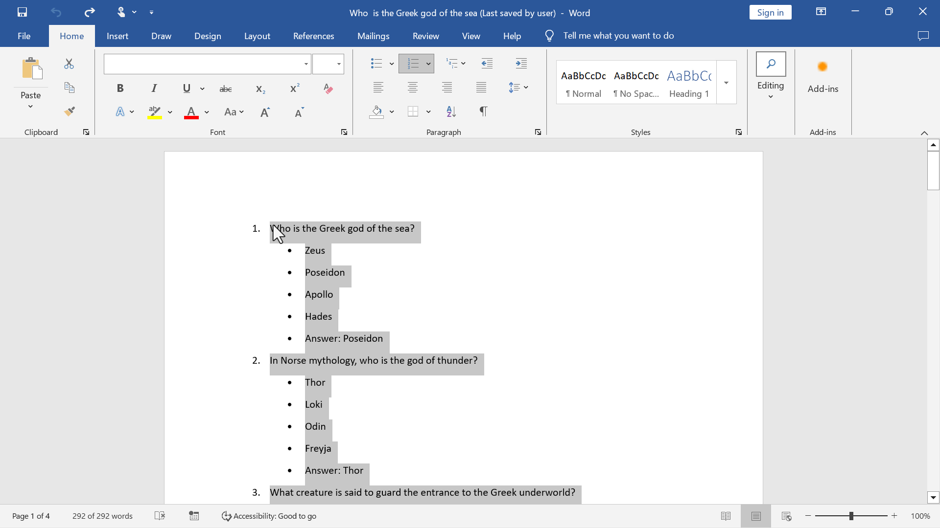 Convert Word Document into PowerPoint