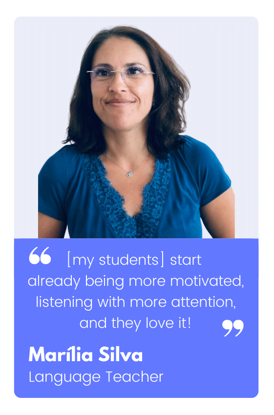 Marília Silva Language Teacher; ClassPoint case study