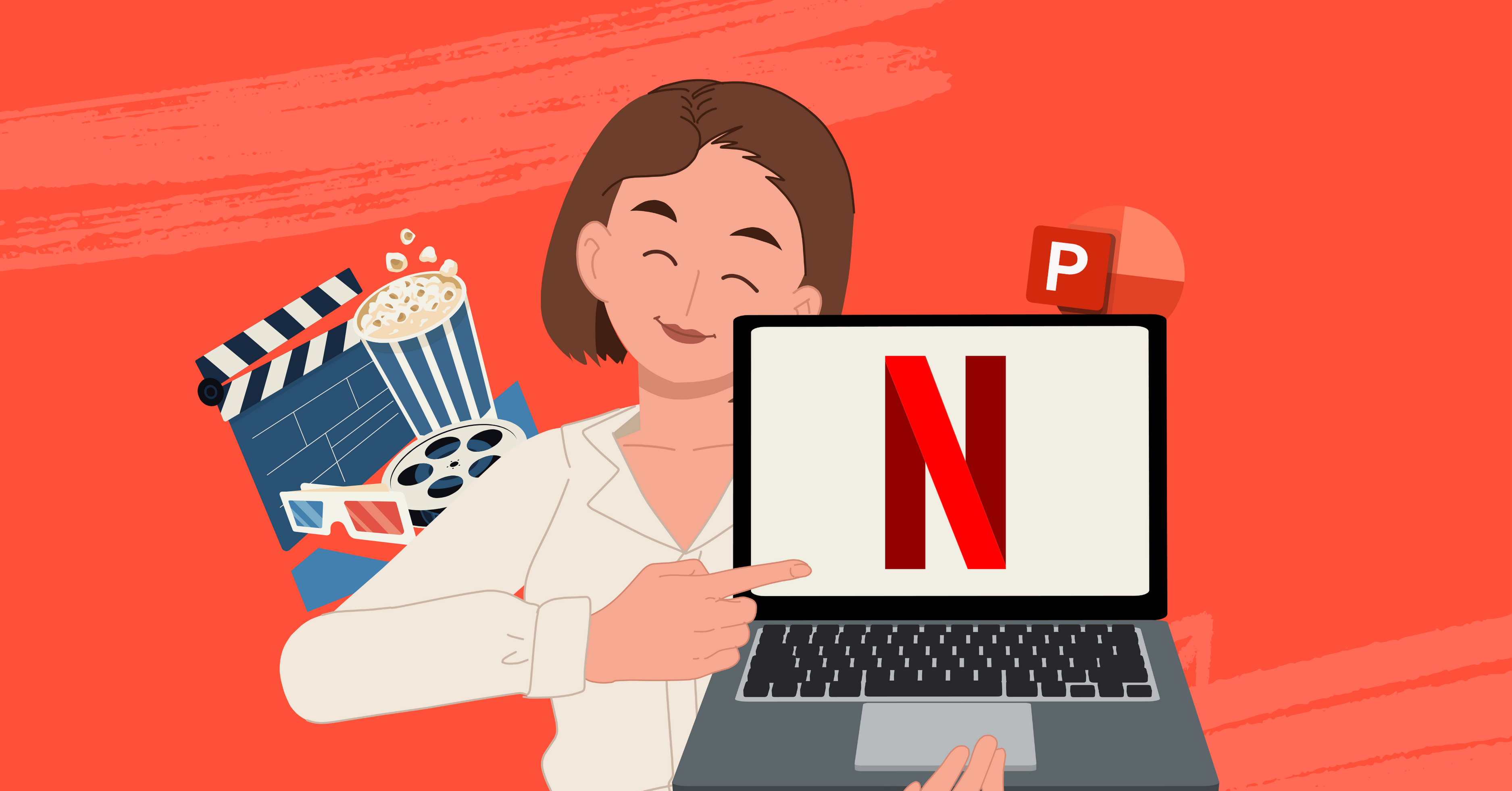Cool Netflix PowerPoint Template for Download (+7 Practical Tips on Themed Presentation Design)
