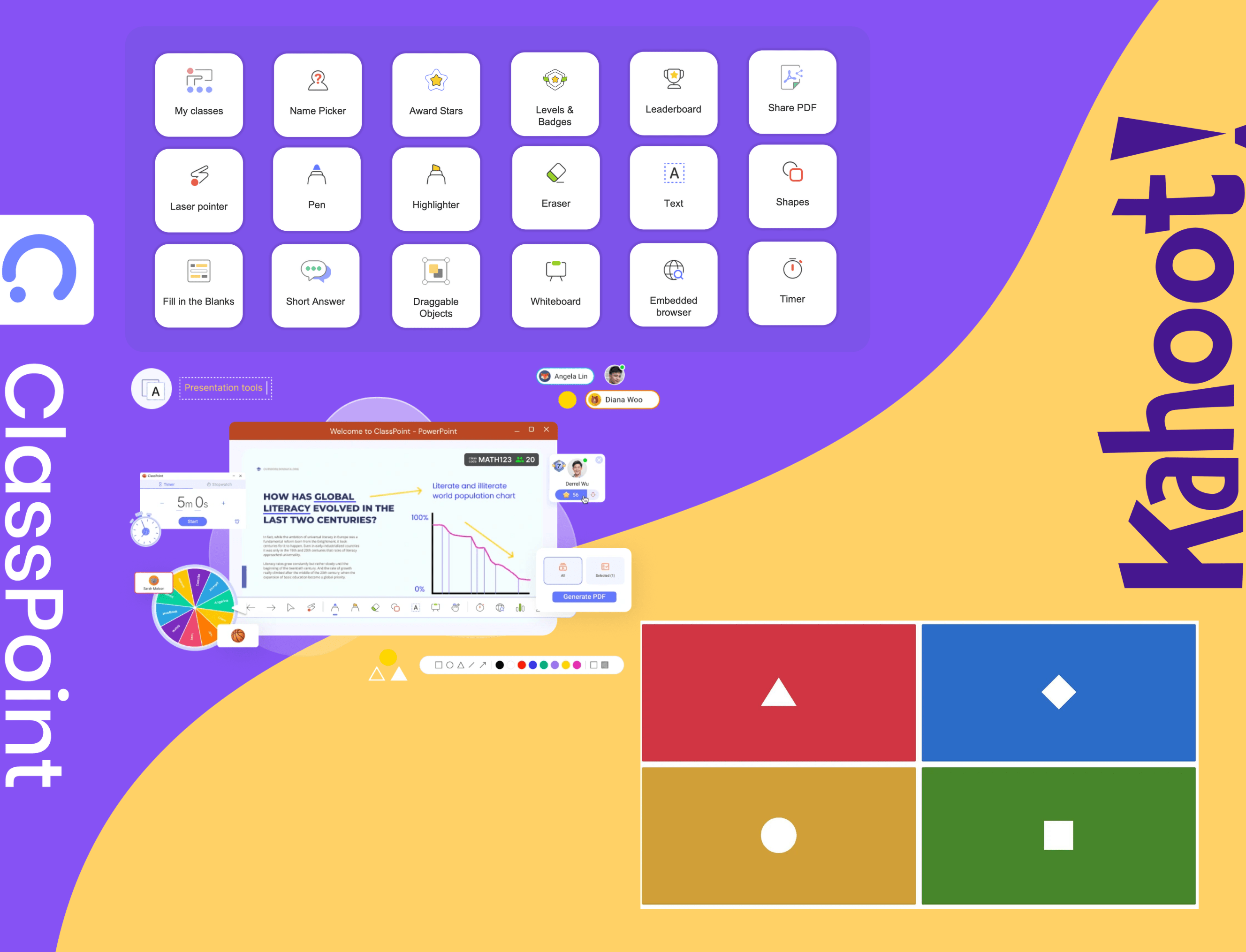 Kahoot's PowerPoint integration makes it easy to add a game to