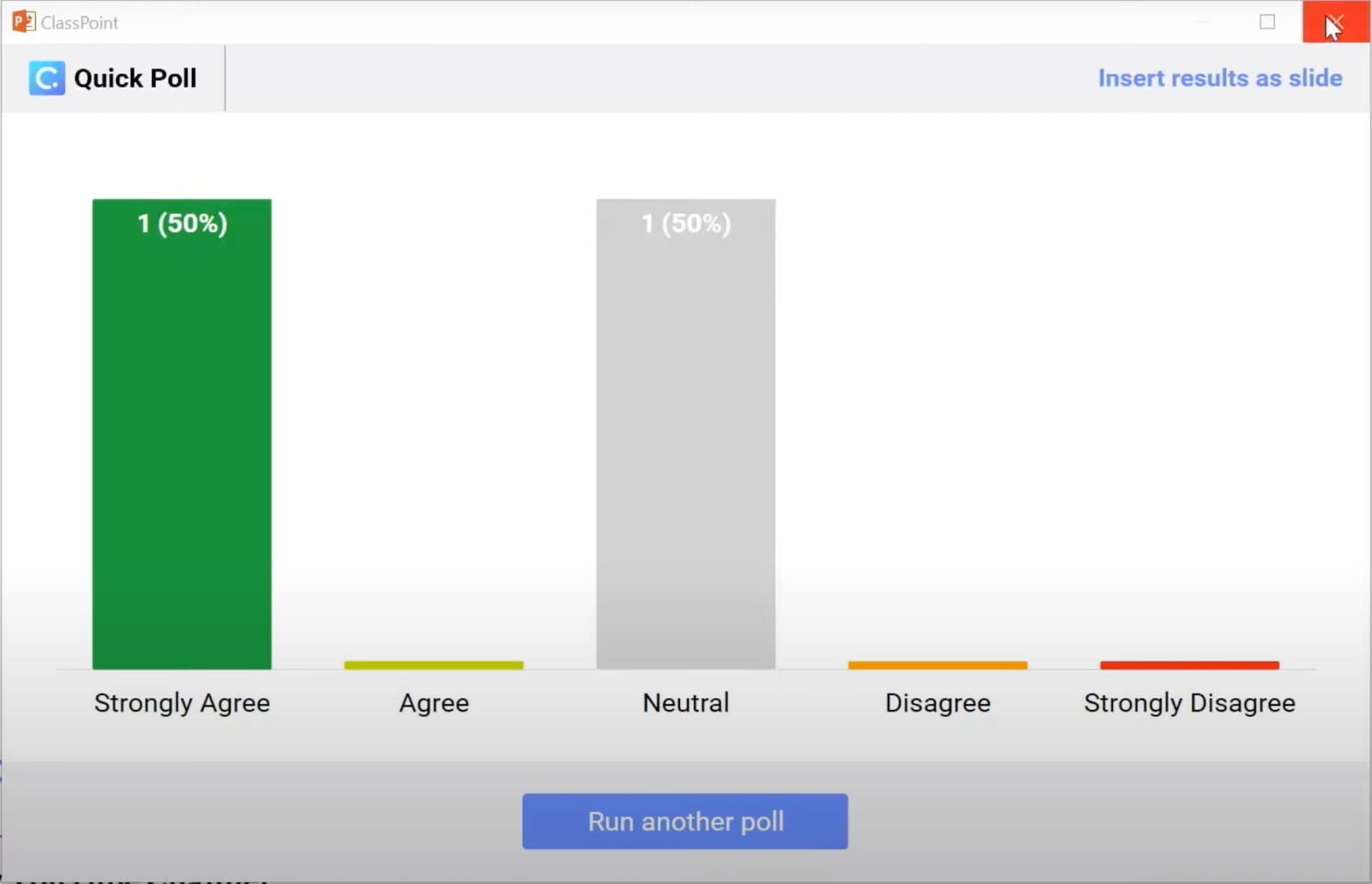 Quick poll