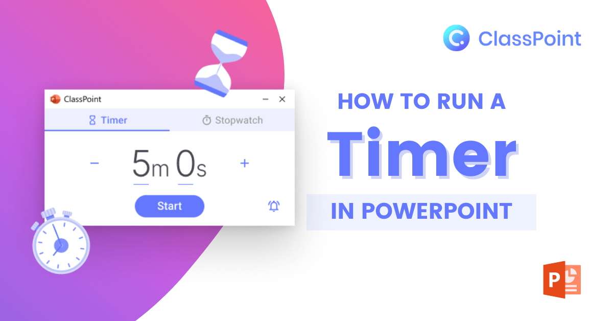 Run a timer in PowerPoint