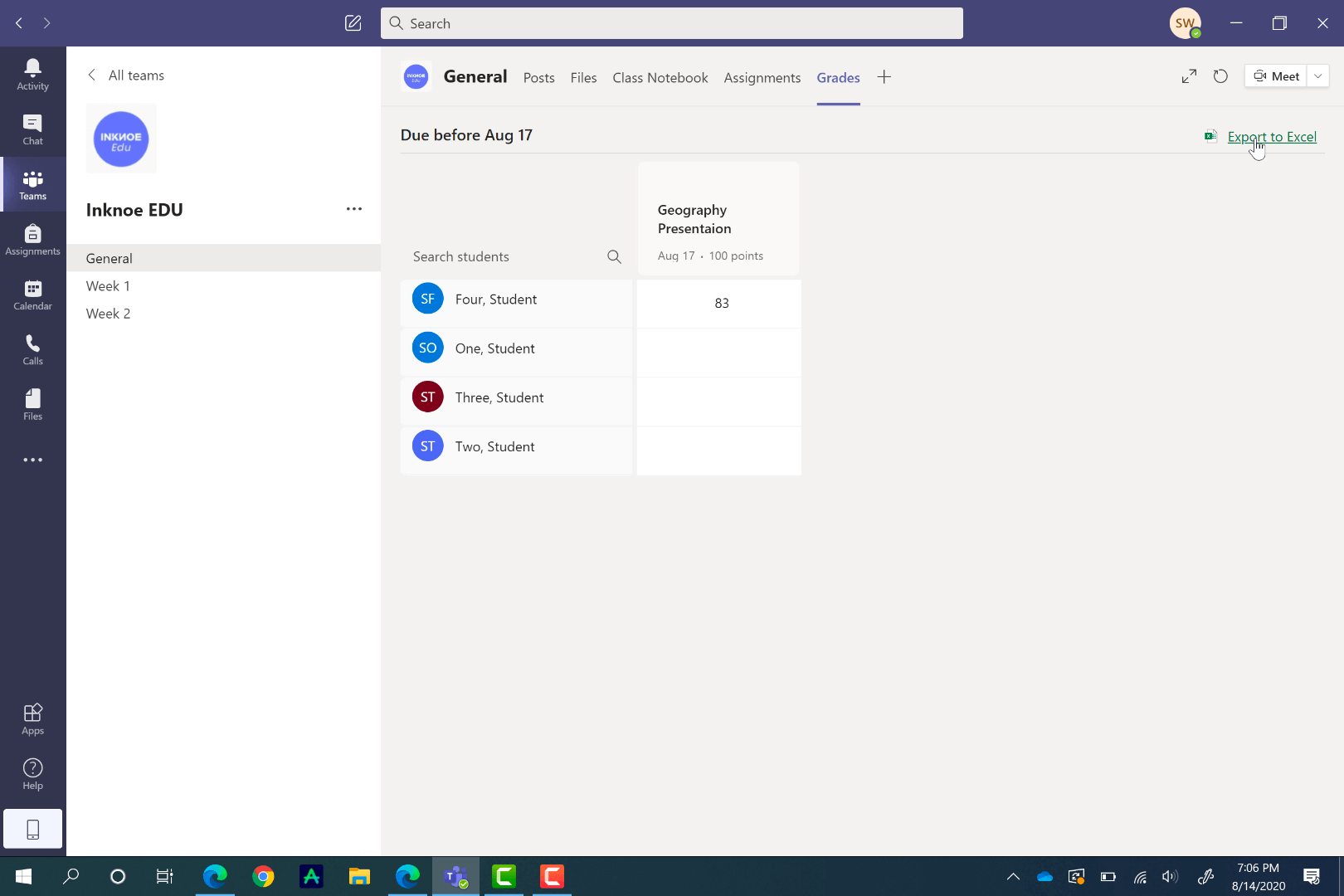 how to add assignments tab in microsoft teams