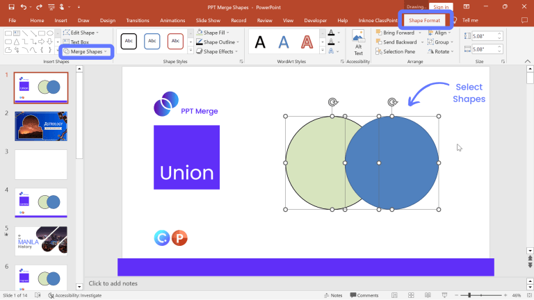 Ways To Merge Shapes In Powerpoint A No Nonsense Guide Classpoint