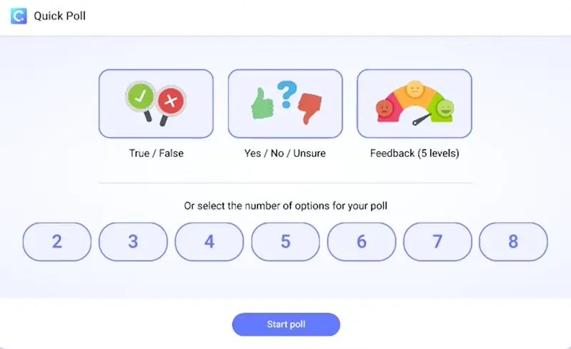 Student-Centered Learning Strategy #1 Support: Feedback via ClassPoint Poll Video Demo 