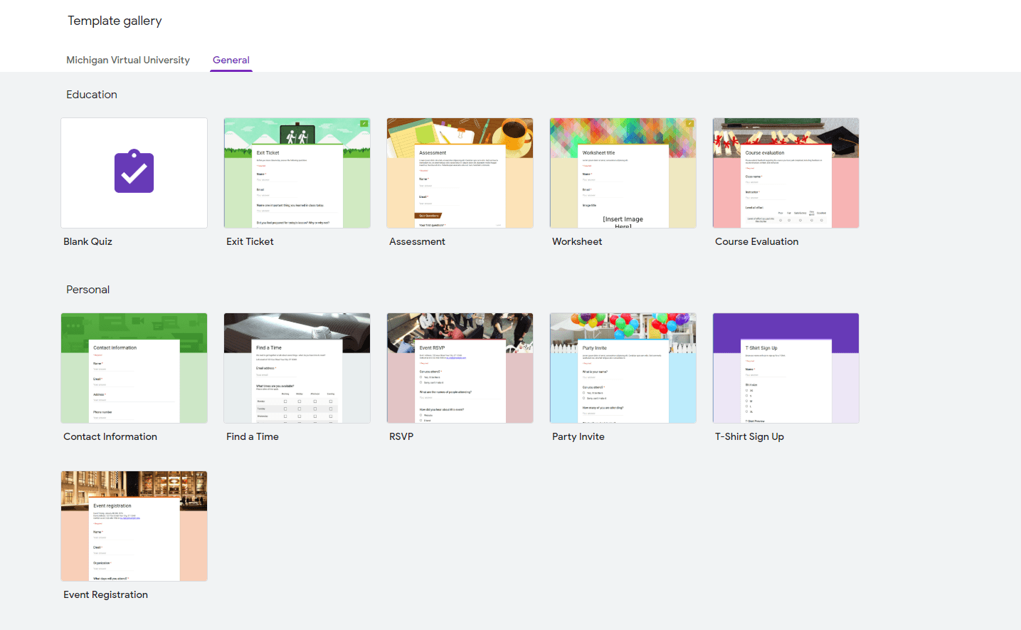 Digital formative assessment tool - google forms