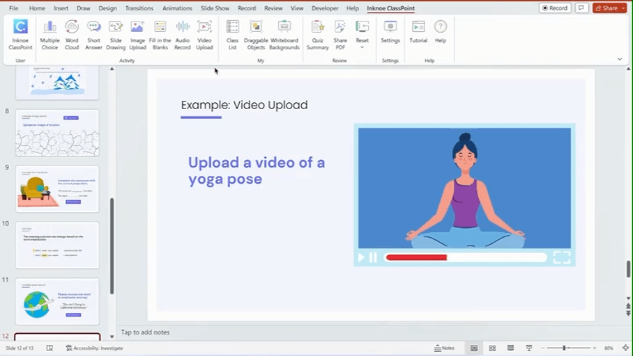 تحميل الوسائط المتعددة التعاوني في PowerPoint