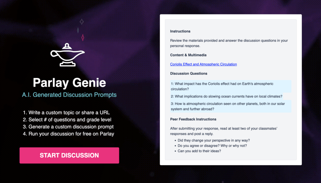 Parlay Genie: una de las mejores aplicaciones para profesores