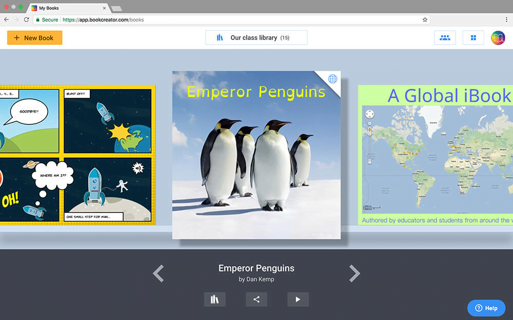 Book Creator - l'une des meilleures applications de classe pour les enseignants