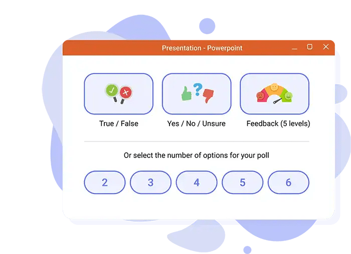 Self-assessment using ClassPoint's Quick Poll