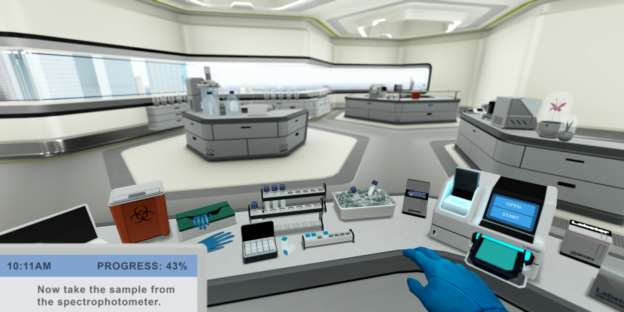 Immersive VR learning on Labster