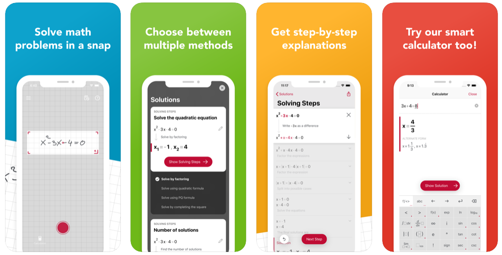 Best AI for math: Photomath