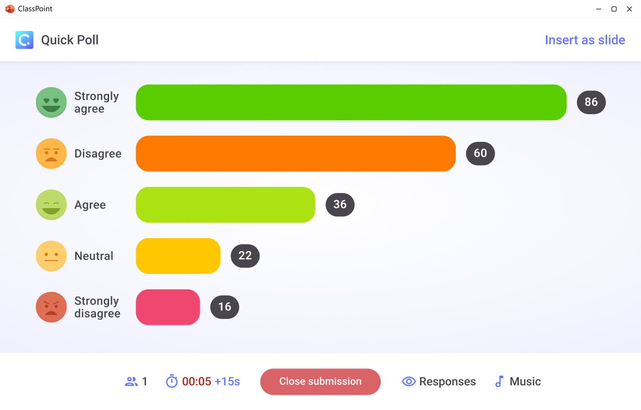 ClassPoint Quick Poll