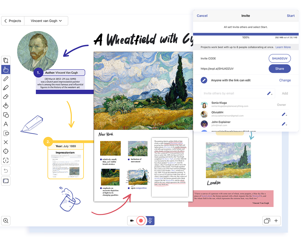 Jamboard alternatives - Explain everything