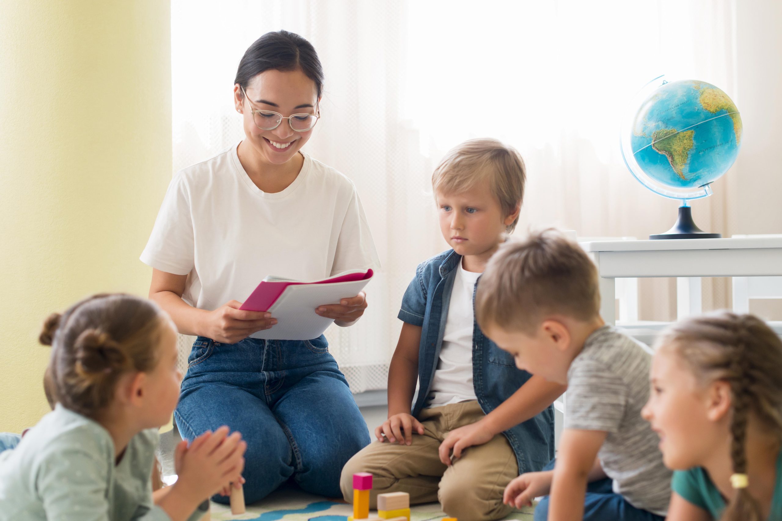 Circle time participation formative assessment example for kindergarten