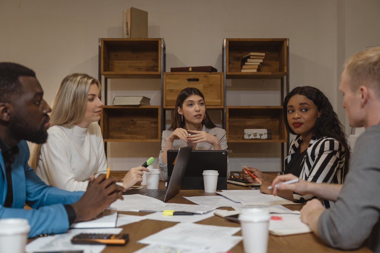 Company work meeting