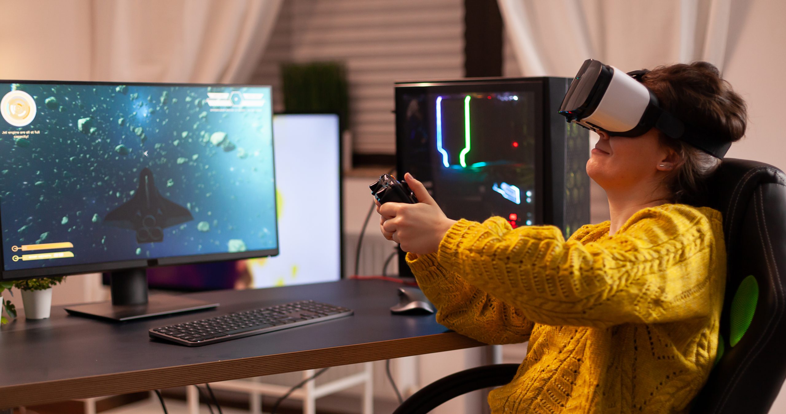 Using VR and AR along with machine learning in education