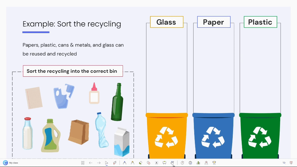 Strategies for teaching ELL students: using ClassPoint draggable objects