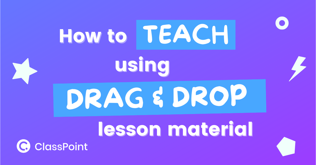 How to Teach with Drag and Drop slides in PowerPoint