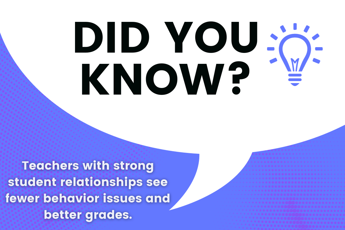 teacher-student relationship infographic