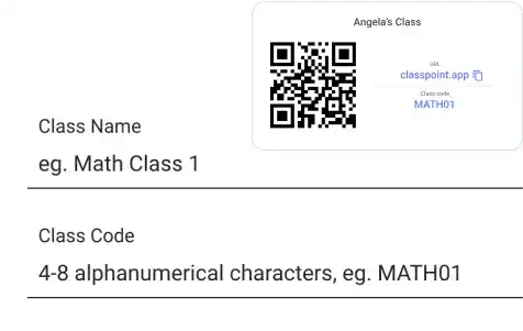 รหัส QR ClassPoint