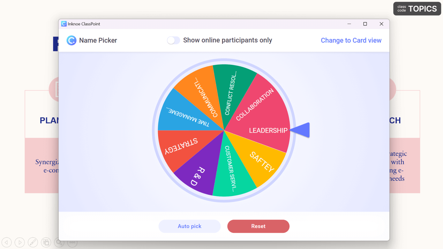 Add A Spinning Wheel Of Names In PowerPoint For Fun DecisionMaking